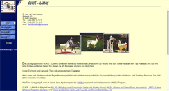 Desktop Screenshot of gukie-lamas.de